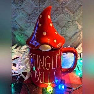 Rae Dunn Jingle Bells Gnome mug